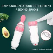 Baby Newborn Feeding Bottle Toddler Silicone Squeeze Feeding Spoon Milk Cereal Bottle Food Supplement Baby Training Feeder 2024 - buy cheap
