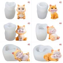 3D Resin Molds DIY Animal Mould Craft Making Mold Tools Suitable for Soap Candle Chocolate Cake Topper Decorations 2024 - buy cheap