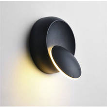 Lámpara LED giratoria de 360 grados para pared, candelabro decorativo de Interior para dormitorio y AC85-265V, moderno, 6W, nuevo diseño 2024 - compra barato