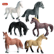 Oenux Ферма Животных, имитация милой модели, экшн-фигурки из альпаки, коровьей фигурки лошадей, овцы, козы, миниатюрная образовательная игрушка для детей 2024 - купить недорого