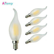 E14 LED Light Bulb 6000K Daylight 3000K Warm White Screw Lamp 40W Replacement 400lm Antique Candle Shape Home Lighting 5Pack 2024 - buy cheap