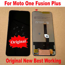 100% Original Glass Sensor For Motorola Moto One Fusion Plus 6.5" LCD Display Touch Panel Screen Digitizer Assembly Pantalla 2024 - buy cheap