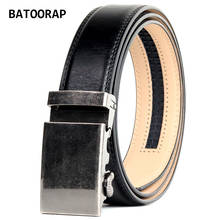 BATOORAP Mens Designer Belts Luxury Genuine Leather Bkack Automatic Buckle Vintage Waist Strap Belt  With Buckle Width 35MM R017 2024 - buy cheap