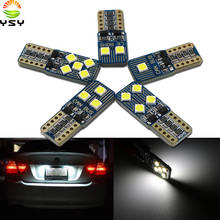 Ysy 500 pçs t10 w5w led canbus lâmpadas para bmw audi mercedes interior do carro leitura luzes de estacionamento branco azul lâmpada tronco nenhum erro 2024 - compre barato