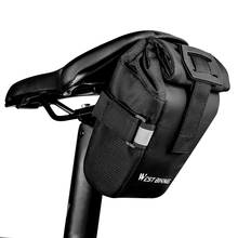 Bolsa trasera plegable para bicicleta de montaña o de carretera, accesorio para asiento trasero, equipamiento para montar, novedad 2024 - compra barato