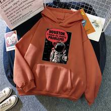 Call From Space Astronaut Print Men Hoodies Daily Casual Harajuku Hoody Autumn O-Neck Sweatshirt Warm Loose Pullovers 2024 - buy cheap