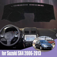 Capa do painel do carro auto capa para suzuki sx4 2006-2013 lhd rhd dashmat almofada dashboard tapete traço 2024 - compre barato