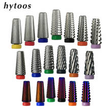 HYTOOS 5 in 1 Nail Drill Bits Tapered Two-Way Carbide Burr Rotary Milling Cutter for Manicure Electric Drills Nails Accessories 2024 - buy cheap