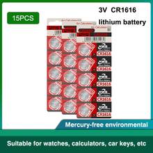 15 шт./лот CR1616 кнопочная ячейка батарейки-таблетки для батарея таблеточного типа для maxell 100% оригинальный cr 1616 3V литиевая Батарея DL1616 ECR1616 LM1616 5021LC 2024 - купить недорого