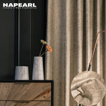 NAPEARL-cortinas de tela para sala de estar, Panel de tela opaca de lujo, protector solar, cortina de ventana para dormitorio, personalizado 2024 - compra barato