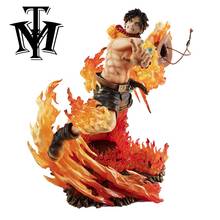 Figura de acción de One Piece Ace Fire Fist, figurita de colección de Portgas D Ace, 15 ° aniversario, modelo de 20cm, estatua de juguete 2024 - compra barato
