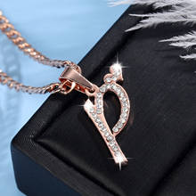 Collar con letra inicial personalizable, Gargantilla de acero inoxidable con cristal de A-Z, joyería personalizable 2024 - compra barato