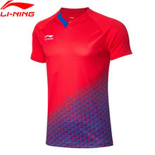 (Код Break) Li-Ning мужские футболки для соревнований по настольному теннису из сухого полиэстера и спандекса li ning Sports Tee AAYP087 MTS3147 2024 - купить недорого