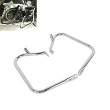 Motorcycle Saddlebag Bags Steel Guard Bracket For Harley Touring Street Road Electra Glide 1997-2013 2008 2007 2024 - buy cheap