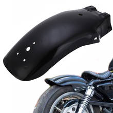 1PC High Quality Rear-Fender Retro Black Mudguard Rear Wheel Cover Splash Guard For Cruiser Chopper Bobber Cafe Racer Moto 2024 - buy cheap