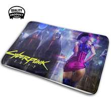 2077 Sexy Girl Comfortable Door Mat Rug Carpet Cushion 2077 2077 Punk Steam Steam Punk Cd Projekt Red 2020 Keanu Keanu Reeves 2024 - buy cheap