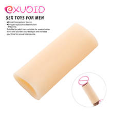 Exvoid brinquedo sexual retardador de ejaculação, brinquedo sexual para homens estimulador de vagina, extensor de pênis, ampliador, manga do pênis 2024 - compre barato