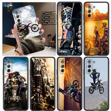 Motocross dirt bikes for Samsung Galaxy S21 Ultra Plus Note 20 10 9 8  S10 S9 S8 S7 S6 Edge Plus Black Phone Case 2024 - buy cheap