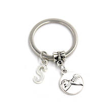 1PC Friendship Keychains Keyring Pinky Promise with Initial Keychains His and Hers Couple Key chains Friends Gifts 2024 - buy cheap