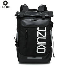 OZUKO men's Oxford cloth backpack 15.6 inch backpack large capacity backpack waterproof travel bag men's fashion sports bag 2024 - купить недорого