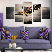 Modular Pictures 5 Panel Motocross Landscape Home Decor Canvas Painting Top-Rated Wall Pictures For Living Room Painting 2024 - buy cheap