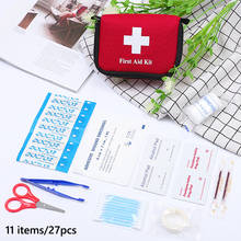 11 Items/27pcs Portable Travel First Aid Kit Outdoor Camping Emergency Medical Bag Bandage Band Aid Survival Kits 2024 - buy cheap