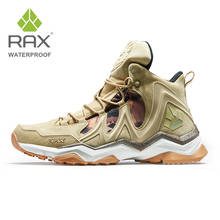 RAX-Botas de senderismo impermeables para hombre y mujer, zapatillas de montaña para exteriores, zapatos de caza de cuero, Trekking, Camping, escalada 2024 - compra barato