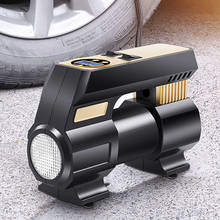 Compressor de ar do carro dc 12v protable bomba de ar do carro pneu inflator bomba de pneu automático com luz led para carro motocicleta bicicleta 2024 - compre barato