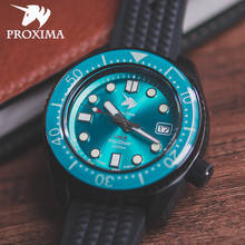 Proxima-relógio mecânico masculino sbdx, relógio com pulseira de cerâmica, aço 316l, 300m, à prova d'água 2024 - compre barato