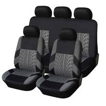 Universal Embroidery Car Seat Covers Set Fit Most Cars Covers with Tire Track Detail Styling Car Seat Protector Car Accessories 2024 - buy cheap