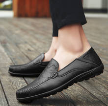 Soft Leather Men Loafers New Handmade Casual Shoes Men Moccasins For Men Split Leather Flat Shoes Big size 38-47 Zapatos Hombre 2024 - buy cheap