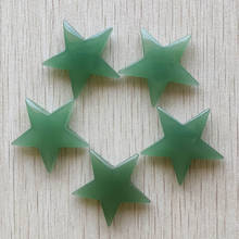 new Fashion natural green aventurine star shape no hole pendants for Accessories jewelry making 5pcs/lot Wholesale free shipping 2024 - buy cheap