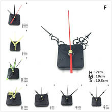 Piezas de reloj DIY, 11 estilos, mecanismo de movimiento para reloj de cuarzo, piezas de reparación negro + Juego de piezas de repuesto de manos 2024 - compra barato