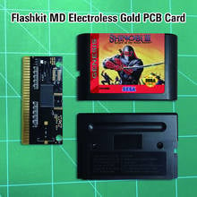 Shinobi III Return of the Ninja Master -Flashkit MD Electroless Gold PCB 16 bit MD Games Cartridge For MegaDrive Genesis console 2024 - buy cheap