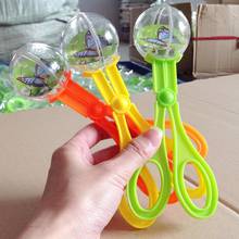 1PC Nature Exploration Bug Insect Catcher Scissors Tongs Tweezers Clamp Kids Toy Cleaning Tool Plastic Scissor Clamp Tweezers 2024 - buy cheap