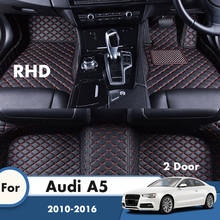 RHD Custom Car Floor Mats For Audi A5 2 Door 2016 2015 2014 2013 2012 2011 2010 Auto Interiors Accessories Foot Mat Pedal Carpet 2024 - buy cheap