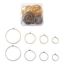 1 Box Stainless Steel Wine Glass Charms Rings Hoop Earrings For DIY Jewelry Making Earring Findings Accessories Decor 2024 - buy cheap