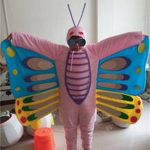 2019 New Halloween Carnival Butterfly Mascot Costume Birthday Party Adult Fancy Dress Apparel Cartoon Character Birthday Clothes 2024 - buy cheap
