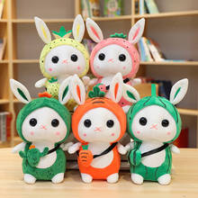 25/35cm Cute Fruit Rabbit Plush Toys Stuffed Animal Bunny Pillow Soft Cartoon Strawberry Carrot Doll Kids Baby Gift Home Decor 2024 - buy cheap