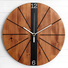 Novelty Silent Wall Clock Vintage Retro Modern Design Simple Wooden Wall Clocks Bedroom Home Decor Hanging Watch timer 2024 - buy cheap