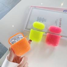 for Airpods Case Luxury Sparkling Glitter Diamond Neon Fluorescen Silicone Cover for Air Pods Pro 2 Bling Rhinestone Soft Bags 2024 - buy cheap