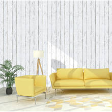 Papel de parede listrado com textura de madeira, estilo nórdico, à prova d'água, pvc, adesivo, decoração da casa, decalque de parede, móveis, renovação 2024 - compre barato