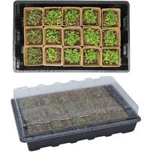 Seed Starter Trays Nursery Pots Kit Garden Seedling Tray Humidity Adjustable Nursery Seedling Dish Set For Garden And Vegetable 2024 - buy cheap