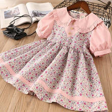 Vestido floral de princesa pudcoco para meninas, conjunto de roupas para bebês e crianças 2 a 6 anos 2024 - compre barato