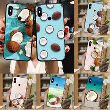 Coconut summer food Phone Case For Xiaomi Redmi note 7 8 9 t k30 max3 9 s 10 pro lite 2024 - buy cheap