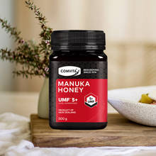 Comvita Manuka Honey UMF5 + 500 г, оригинальный продукт из новой Zealand, для обеспечения иммунитета к пищевым органам, дыхательной системы, от кашля и кашля, ... 2024 - купить недорого
