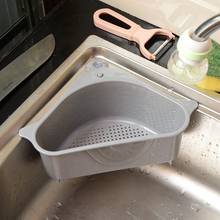 Corner sink drain rack rack sucker sink drain basket room bathroom storage rack Plastic sink filter basket in kitchen corner 2024 - buy cheap