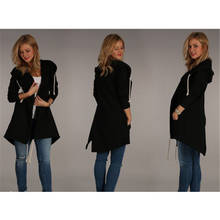 Zoulv-chaqueta con capucha para mujer, abrigo largo informal de alta calidad, Color sólido, moda de invierno, 2021 2024 - compra barato