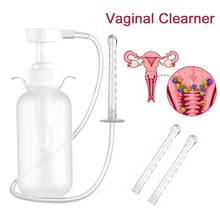 Limpiador Vaginal de 300Ml/600ML, jeringa de lavado, irrigador, dispositivo para la Vagina 2024 - compra barato