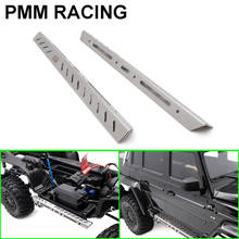 1Pair Stainless steel Side pedal guard For 1/10 RC Crawler Car Traxxas TRX-6 Mercedes Benz 6*6 frame Upgrade parts 2024 - buy cheap